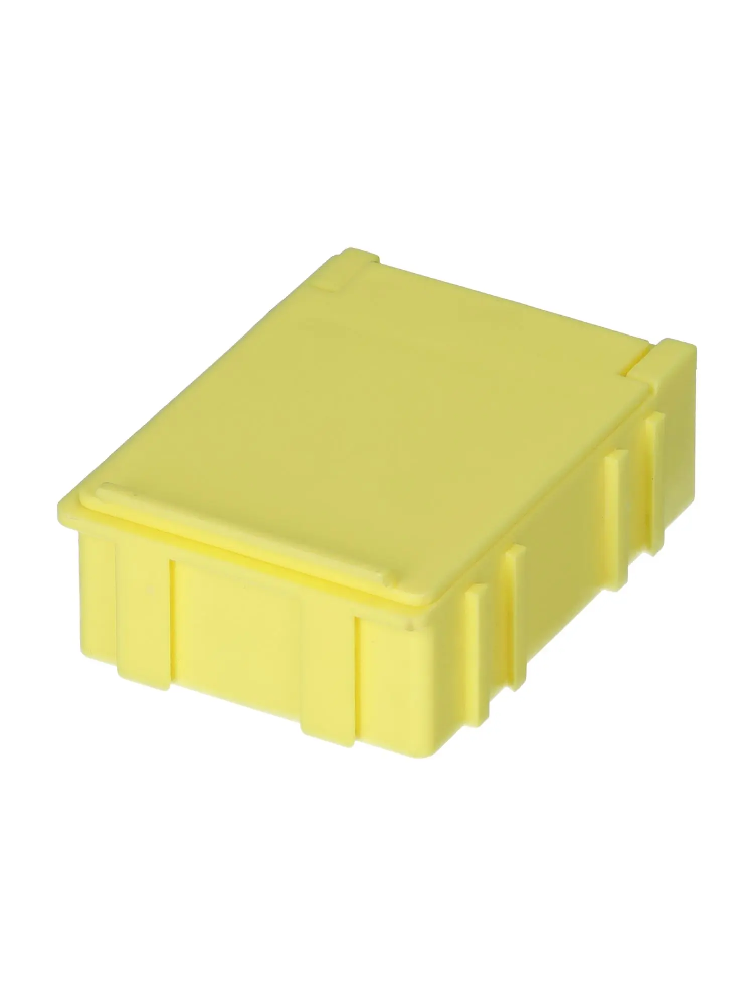 Licefa Kleinteilebox Gelb, 1 Fächer Verstellbare Fächer, 21 mm x 42.3 mm x 57.4 mm