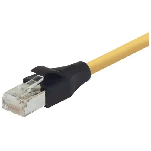 Produktfoto 1 von L-Com TRD Ethernet-Kabel, 5 ft, Gelb, A Gerade Stecker Abgeschirmt Stecker, B RJ45, Polyvinylchlorid