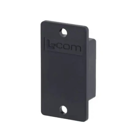 Produktfoto 1 von L-Com ECF Buchse Cat6a Ethernet-Steckverbinder, 1-Port 1-polig Oberfläche Gerade
