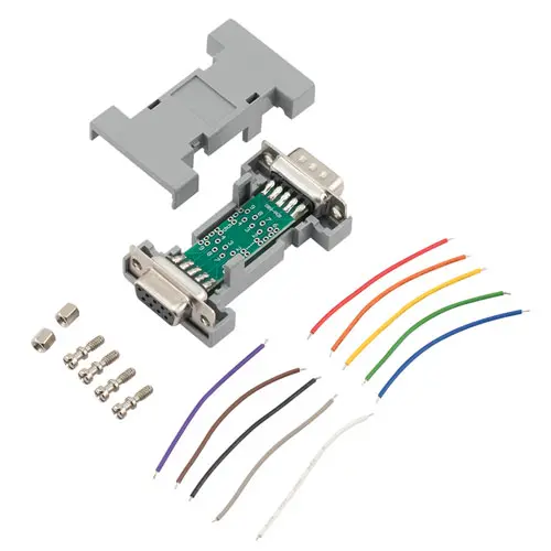 Produktfoto 1 von L-Com Sub-D Adapter 9-Wege D-Sub Stecker Stecker D-Sub 9-polig Buchse Buchse