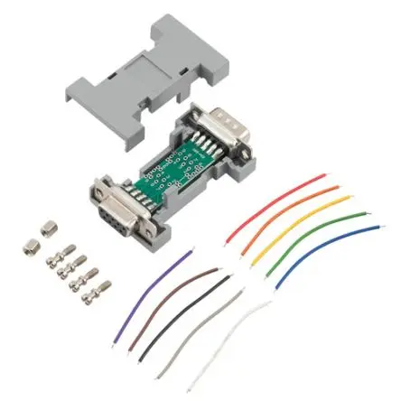 Produktfoto 1 von L-Com Sub-D Adapter 9-Wege D-Sub Stecker Stecker D-Sub 9-polig Buchse Buchse
