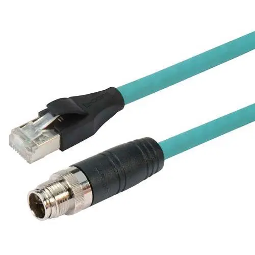 Produktfoto 1 von L-Com TRG Ethernet-Kabel, 2 m, Grün, A Gerade Stecker Abgeschirmt Stecker, B RJ45, Polyvinylchlorid