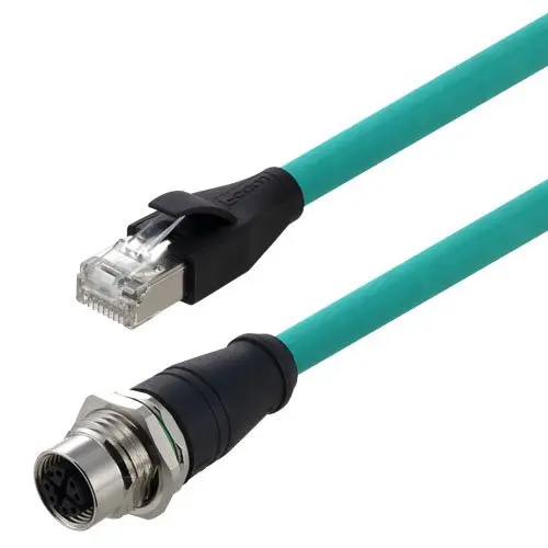 Produktfoto 1 von L-Com TRG Ethernet-Kabel, 5 m, Grün, A Gerade Stecker Abgeschirmt Stecker, B RJ45, Polyvinylchlorid