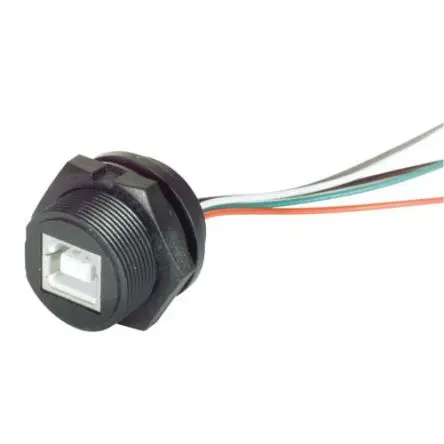 Produktfoto 1 von L-Com, Gerade USB-Steckverbinder Buchse USB-Typ B 1 2