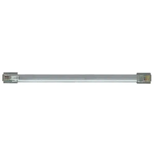 Produktfoto 1 von L-Com RJ12 Thin Ethernet Kabel, 3 ft, Weiß, Polyvinylchlorid