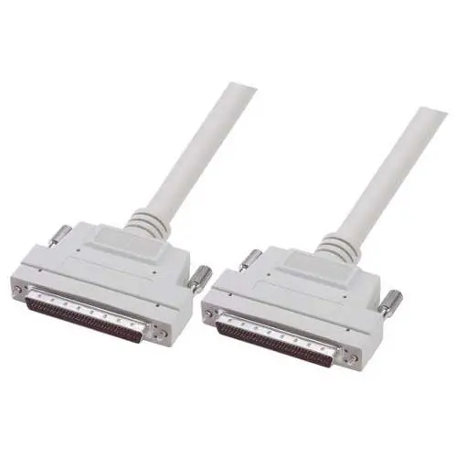 Produktfoto 1 von L-Com Parallel-Kabel Stecker HPDB68 Stecker L. 2 m, Weiß