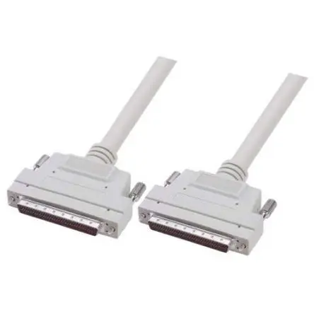 Produktfoto 1 von L-Com Parallel-Kabel Stecker HPDB68 Stecker L. 2 m, Weiß