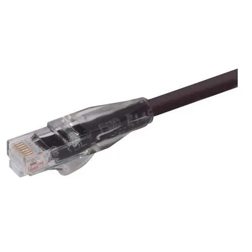 Produktfoto 1 von L-Com TRD Ethernet-Kabel, 14 ft, Schwarz, A Gerade Stecker Abgeschirmt Stecker, B RJ45, Polyvinylchlorid