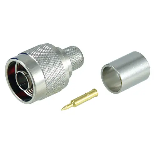 Produktfoto 1 von L-Com ANM Stecker Koaxialsteckverbinder N-Steckverbinder, Kabel, 50 Ω Crimpbefestigung, Gerade