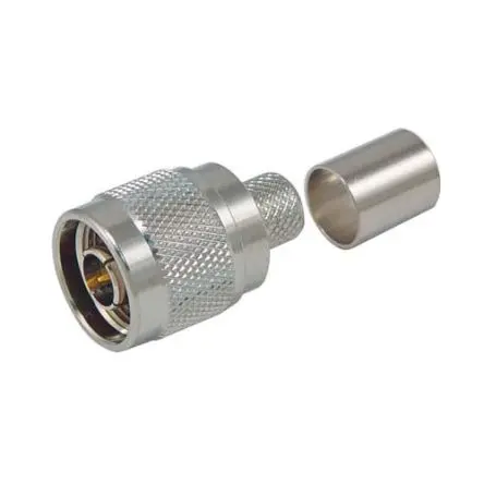 Produktfoto 1 von L-Com ANM Stecker Koaxialsteckverbinder N-Steckverbinder, Kabel, 50 Ω Crimpbefestigung, Gerade