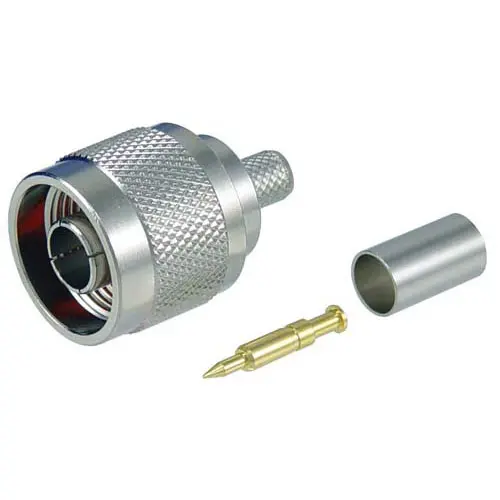 Produktfoto 1 von L-Com ANM Stecker Koaxialsteckverbinder N-Steckverbinder, Kabel, 50 Ω Crimpbefestigung, Gerade