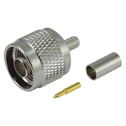 Produktfoto 1 von L-Com ANM Stecker Koaxialsteckverbinder N-Steckverbinder, Kabel, 50 Ω Crimpbefestigung, Gerade
