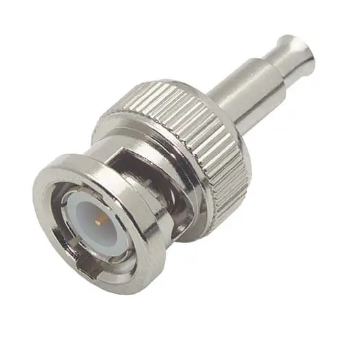 Produktfoto 1 von L-Com BAC Stecker Koaxialsteckverbinder BNC-Steckverbinder, Kabel, 50 Ω Crimpbefestigung, Gerade