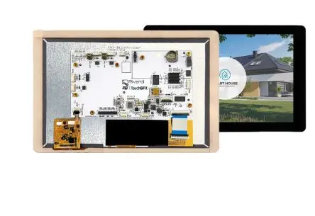Produktfoto 1 von Riverdi TFT-LCD-Anzeige 10.1 Zoll SPI, QSPI Touchscreen Kapazitiv, 1280 x 800 Pixel, 216.96 x 135.60 mm LED