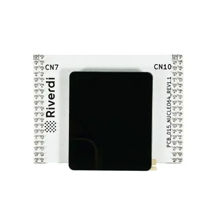 Produktfoto 1 von Riverdi TFT-LCD-Anzeige 1.54 Zoll SPI Touchscreen Kapazitiv, 240 x 240 Pixel, 216.96 x 135.60 mm 3 LEDs