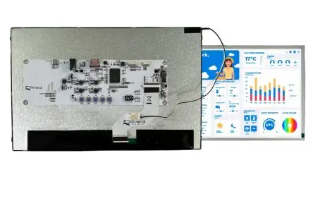 Produktfoto 1 von Riverdi TFT-LCD-Anzeige 12.1 Zoll HDMI, 1280 x 800 Pixel, 261.12 x 163.20 mm LED