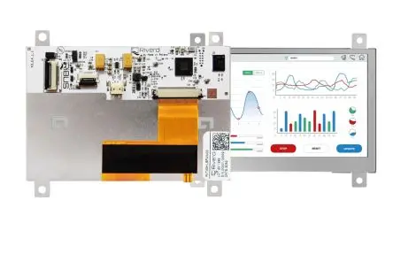Produktfoto 1 von Riverdi TFT-LCD-Anzeige 4.3 Zoll QSPI, SPI, 480 x 272 Pixel, 95.04 x 53.86 mm LED