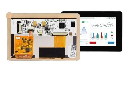 Produktfoto 1 von Riverdi TFT-LCD-Anzeige 4.3 Zoll SPI, QSPI Touchscreen Kapazitiv, 480 x 272 Pixel, 95.04 x 53.86 mm LED