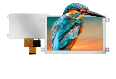 Produktfoto 1 von Riverdi TFT-LCD-Anzeige 5 Zoll LVDS, 800 x 480 Pixel, 108 x 64.8 mm LED