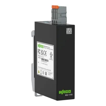 Produktfoto 1 von WAGO Ethernet-Medienkonverter 10Mbit/s 1000 m 10 Mbit/s, Anschluss: RJ45