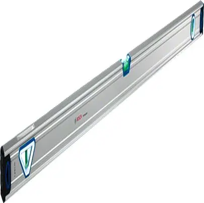 Produktfoto 1 von Bosch Wasserwaage und Neigungsmesser, Typ Box-Nivellierung, 120 mm, Rahmen Aluminium, 3 Libelle/n, 0.5 mm/m