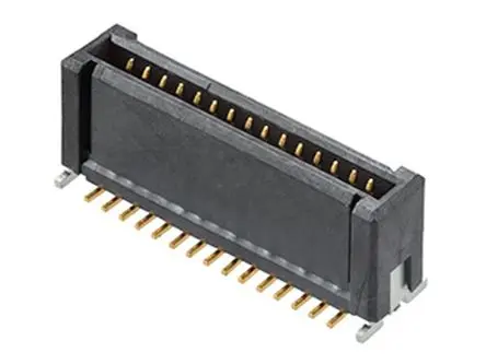 Produktfoto 1 von Molex 203955 Leiterplattenleiste Vertikal, 60-polig / 2-reihig, Raster 0.4 mm Raster Oberfläche, Ummantelt