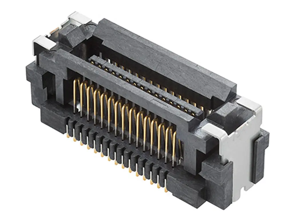 Produktfoto 1 von Molex 203956 Leiterplattenleiste Vertikal, 30-polig / 2-reihig, Raster 0.4 mm Raster Oberfläche, Ummantelt