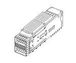 Produktfoto 1 von Molex 204058 Steckbarer E/A-Steckverbinder QSFP Buchse, 2-fach 152-polig