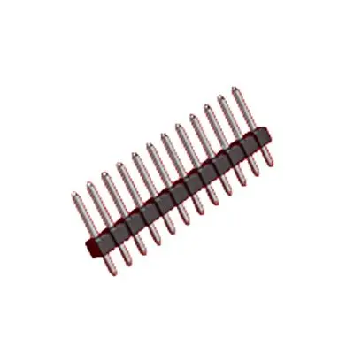 Molex 42375 Leiterplattenleiste Vertikal, 16-polig / 1-reihig, Raster 2.54 mm Raster Durchsteckmontage, Unisoliert
