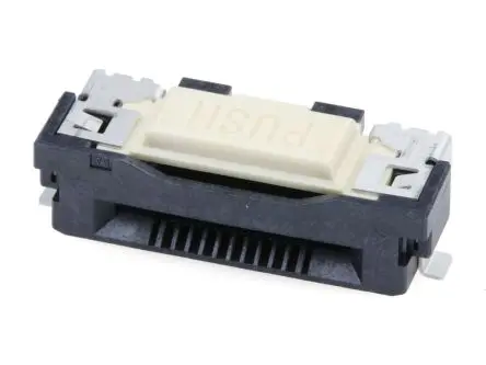 Produktfoto 1 von Molex 200485-0610, Oberfläche gewinkelt FPC-Steckverbinder, 10-polig, Raster 0.5 mm, Kontakt mit Bodenberührung