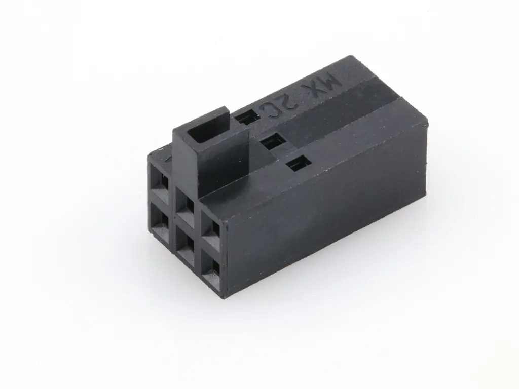 Produktfoto 1 von Molex 70450 Buchse Gehäuse und Stecker 2.54 mm, 6-polig / 2-reihig Gerade