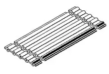 Produktfoto 1 von Molex 25001 Flachbandkabel FFC, 3-adrig, Raster 2.54mm Abgeschlossen, Anschluss A FFC-Steckverbinder
