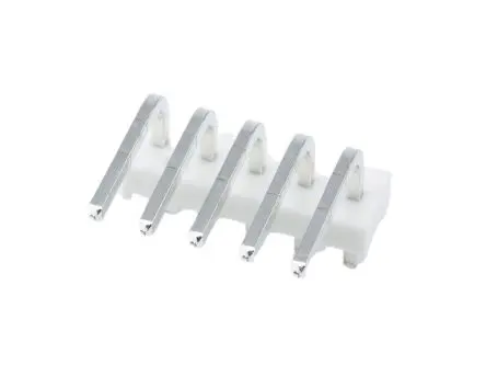 Molex 41772 Stift für Leiterplatten-Stiftleiste gewinkelt, 5-polig / 1-reihig, Raster 3.96 mm Raster Durchsteckmontage,