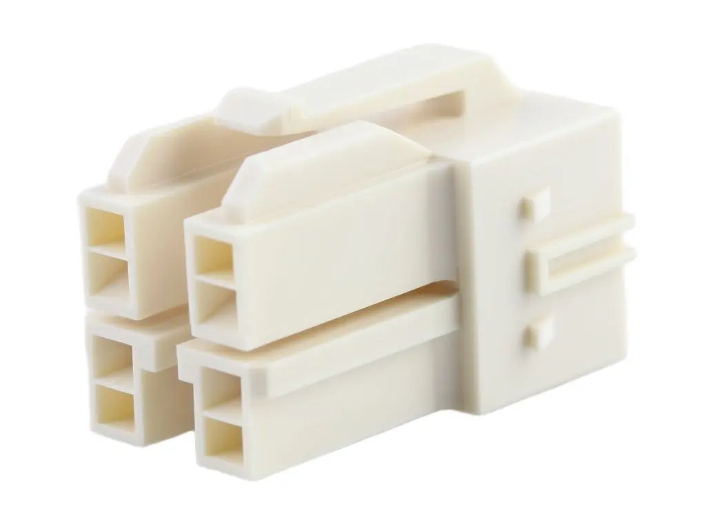 Produktfoto 1 von Molex 151207 Buchse Gehäuse und Stecker 6.5 mm, 4-polig / 2-reihig Gerade