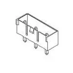 Produktfoto 1 von Molex 35519 Buchse Gehäuse und Stecker 7.92 mm, 12-polig / 3-reihig Gerade