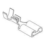 Produktfoto 1 von Molex 35718 Schnellkupplungs-Crimpanschluss, Silber, Unisoliert, 4.75 x 0.51 mm, Buchse
