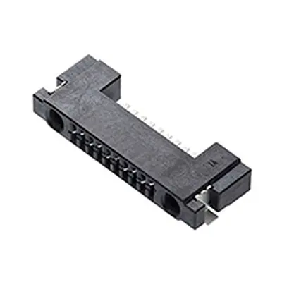 Produktfoto 1 von Molex 201451 Leiterplattenleiste gewinkelt, 10-polig / 2-reihig, Raster 1.25 mm Raster Oberfläche, Ummantelt