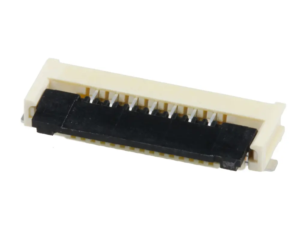 Produktfoto 1 von Molex 200529-0070, SMD gewinkelt FPC-Steckverbinder, 7-polig, Raster 1 mm, ZIF