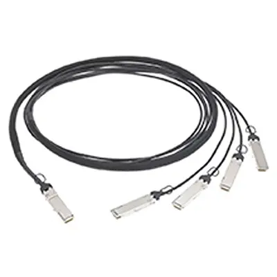 Produktfoto 1 von Molex Konfektioniertes Netzkabel, 3 m Abgeschirmt Stecker, A QSFP, Gerade Stecker, B SFP