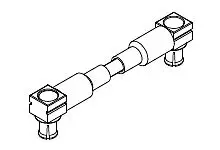 Produktfoto 1 von Molex 89761 Koaxialkabel Stecker, 50 Ω Stecker, 152.4 mm, Gerade / MCX