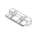 Produktfoto 1 von Molex 104092 Crimpkontaktgehäuse 1.25 mm, 10-polig / 1-reihig