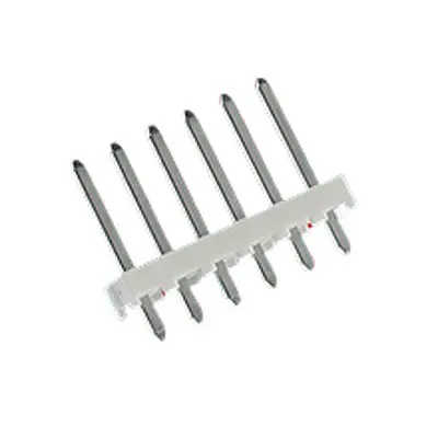 Molex 41771 Leiterplattenleiste Vertikal, 7-polig / 1-reihig, Raster 3.96 mm Raster Durchsteckmontage, Ummantelt
