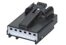Produktfoto 1 von Molex 31073 Steckverbindergehäuse Gehäuse, Buchse, 6-polig, Schwarz, Weiß / 1-reihig