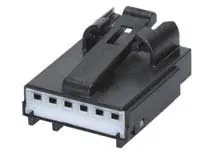 Produktfoto 1 von Molex 31073 Steckverbindergehäuse, Kabel, Steckverbindergehäuse, Crimpbefestigung, Buchse, 6-polig, Weiß, Schwarz /