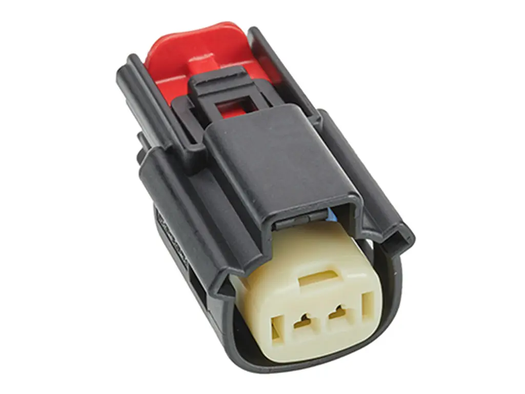 Produktfoto 1 von Molex 33471 Steckverbindergehäuse Gehäuse, Buchse, 2-polig, Grau / 1-reihig