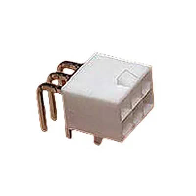 Produktfoto 1 von Molex 5569 Leiterplatten-Stiftleiste gewinkelt, 6-polig / 2-reihig, Raster 4.2mm, Ummantelt