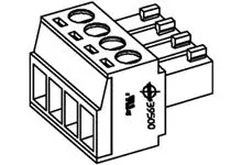 Produktfoto 1 von Molex 39500 Steckbarer Klemmenblock Steckverbinder 18-Kontakte 3.5mm-Raster Horizontal
