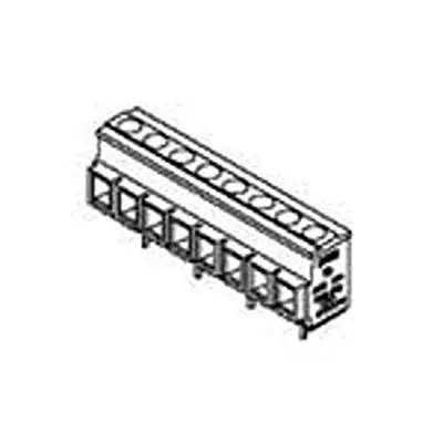 Produktfoto 1 von Molex 39537 Steckbarer Klemmenblock 8-Kontakte 8mm-Raster Horizontal
