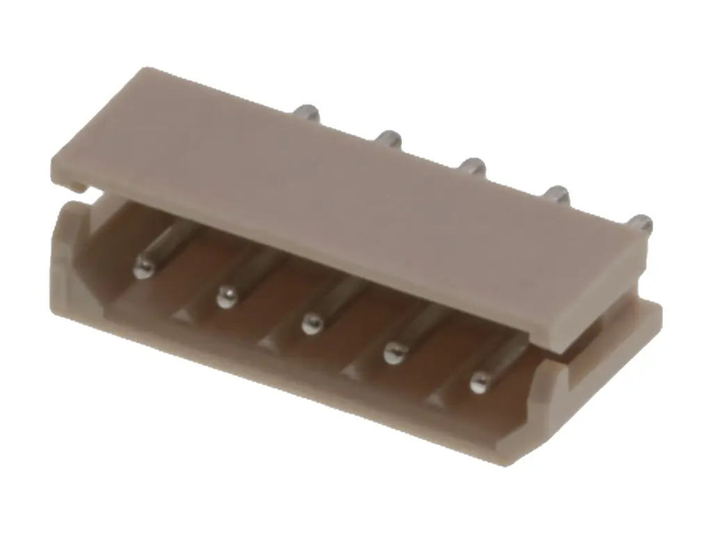 Molex 5267 Leiterplattenleiste Vertikal, 10-polig / 1-reihig, Raster 2.5 mm Raster Durchsteckmontage, Ummantelt