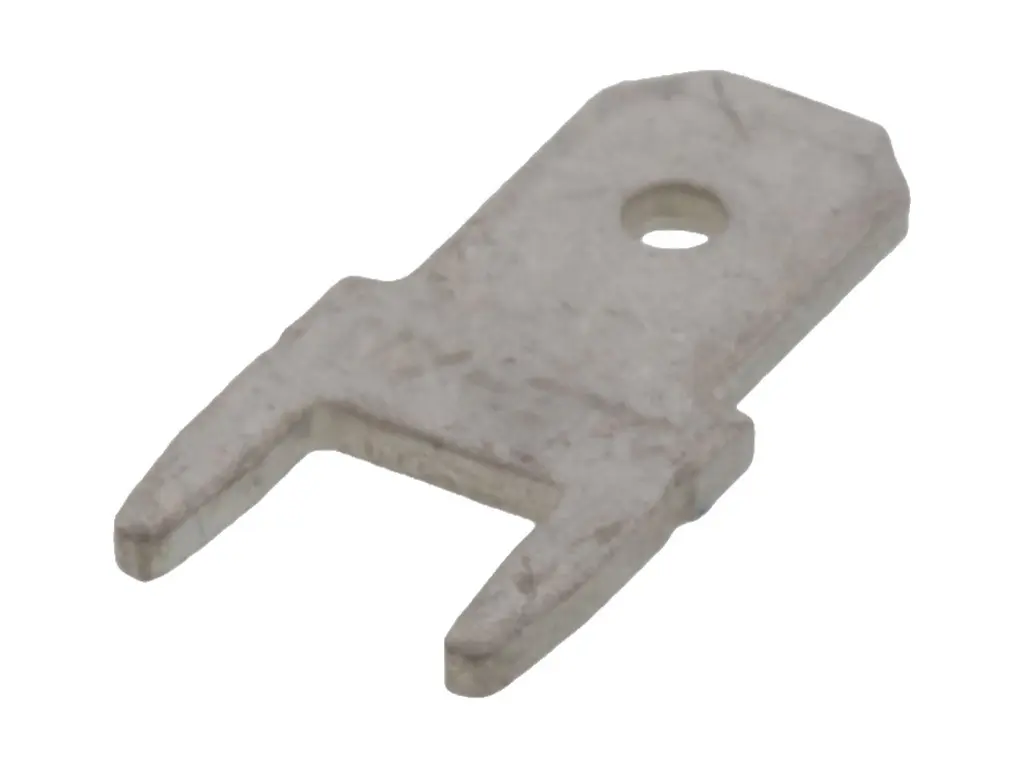 Produktfoto 1 von Molex 19708 Flachsteckhülse, Silber, Unisoliert, 4.75 x 0.81 mm, Stecker